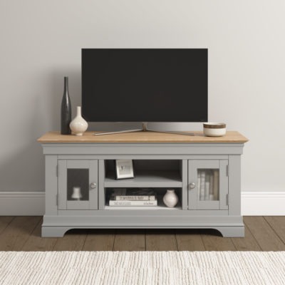 Bordeaux Grey Small TV Stand