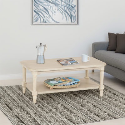 Chantilly Coffee Table in Antique Cream