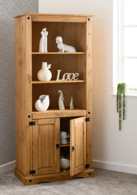 Corona 2 Door Display Unit-Bookcase