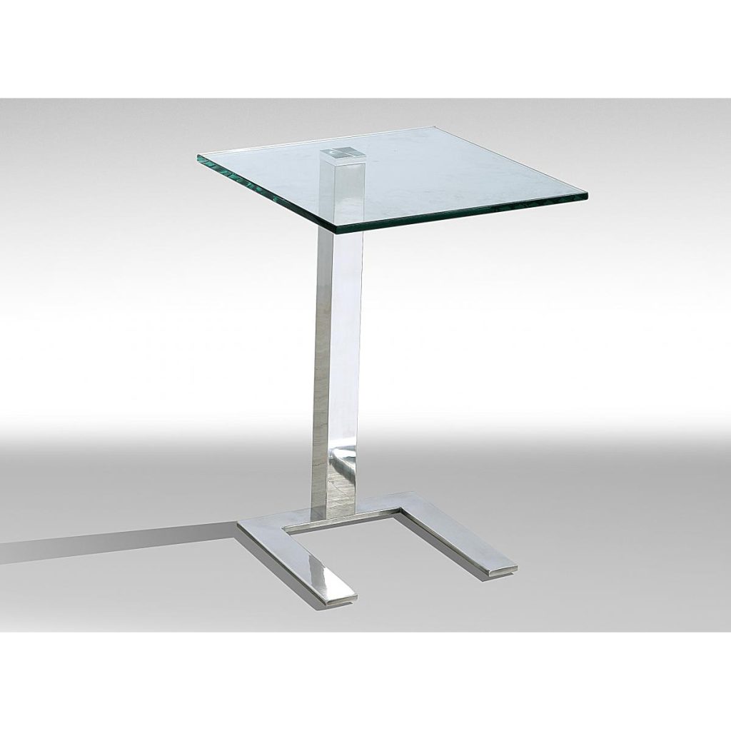 Kia Lamp Table Clear Glass (2s)