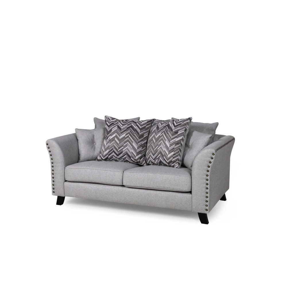 Linton Fabric 2 Seater Sofa in Grey