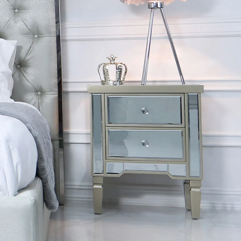 Mirrored Bedside Cabinets