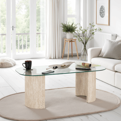 Modena Glass Coffee Table