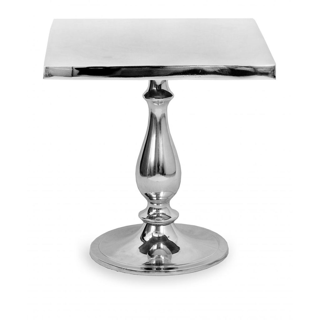 Aluminium Polished Table 15.5 inches Model A-6630