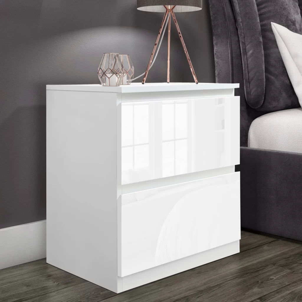 High Gloss Bedside Cabinets
