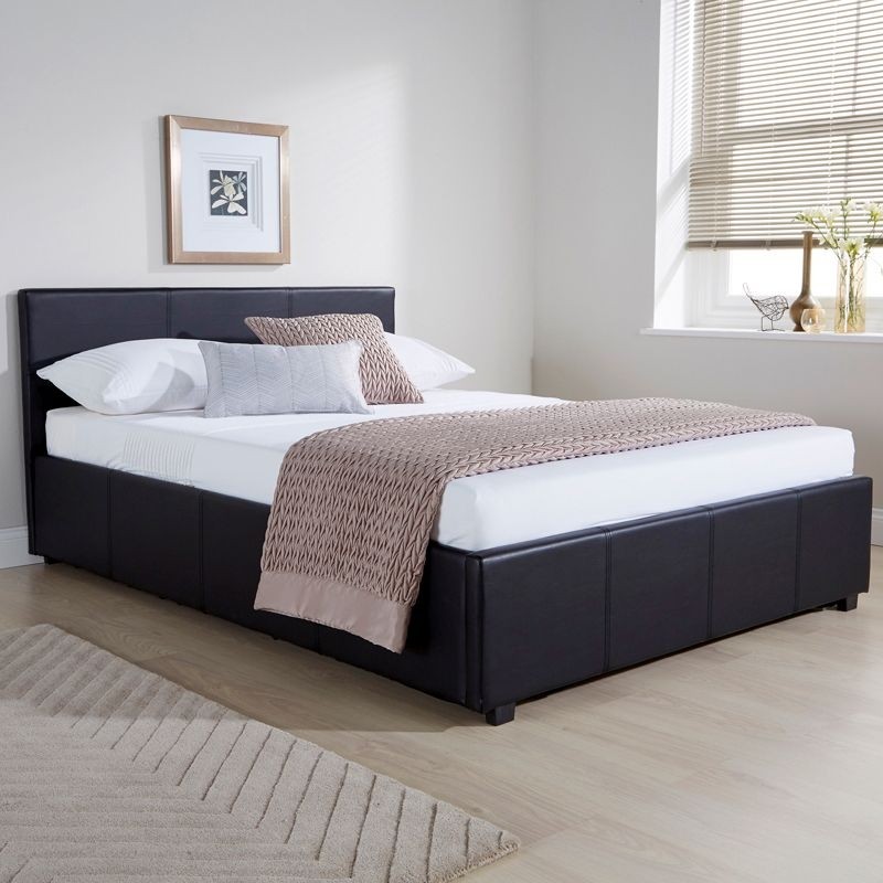 Small Double PU Bed Frame